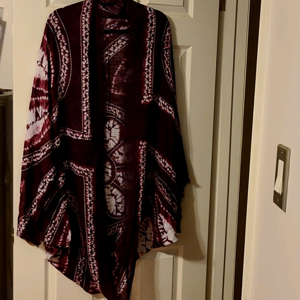 Tie dye kimono by raj
